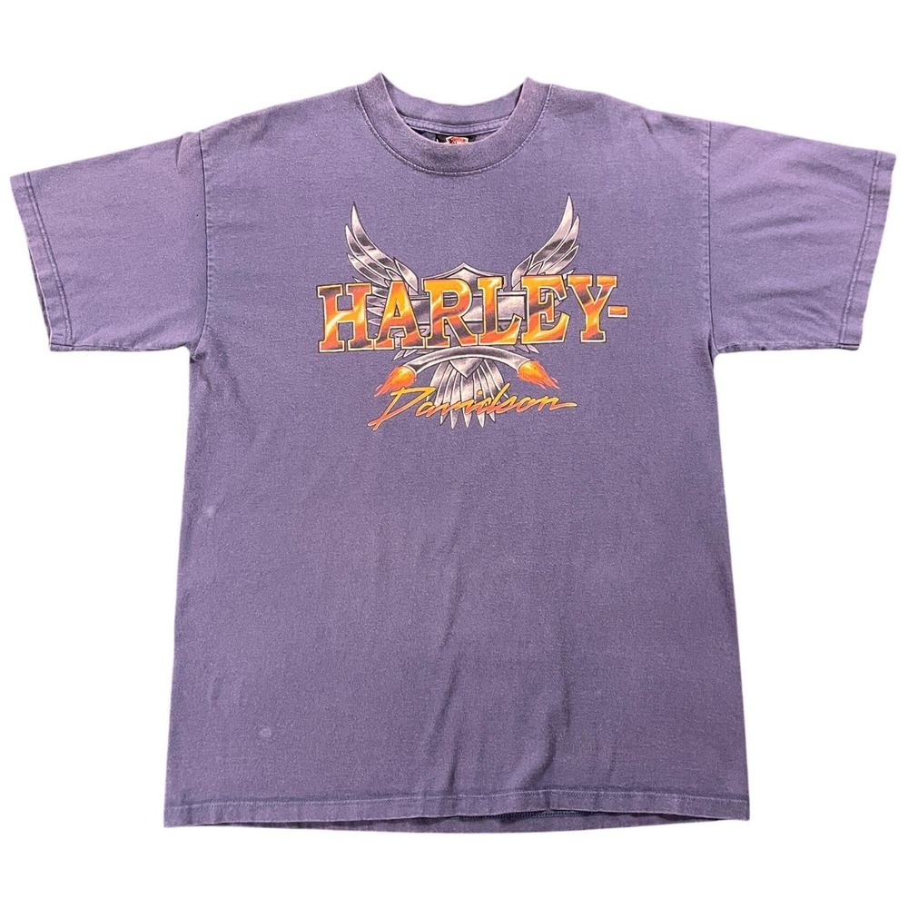 1990s Harley Davidson of Toronto Eagle Wings T Shirt Large